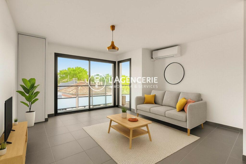 Busca, élégance urbaine – T2 lumineux avec terrasse et stationnement